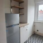 Rénovation complète d’un appartement à Lille - réfrigérateur cuisine rénovée