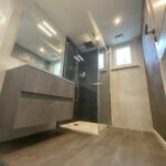 Rénovation d’une salle de bain à La Wantzenau - prise sol salle de bain