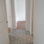 Rénovation appartement à Saint-Brieuc - couloir rénové blanc