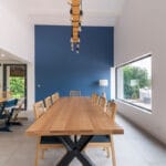 Rénovation complète maison Toulouse - salle a manger en bois moderne