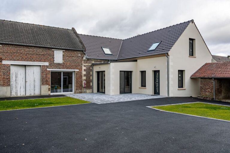 Extension d’une maison ancienne à Grandfresnoy (60)