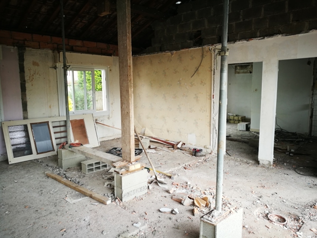 redistribution intérieure - Rénovation complète d'une maison Le Bouscat (33)