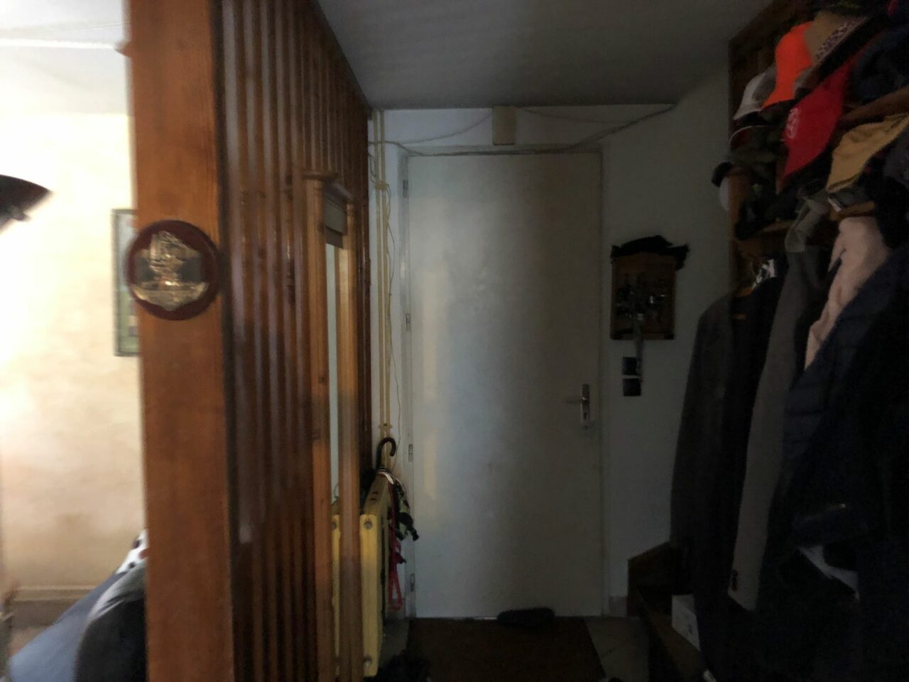 Entrée avant travaux - Rénovation partielle maison Saint Egreve