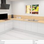 Plan 3 D - Rénovation d'une cuisine à Pertuis