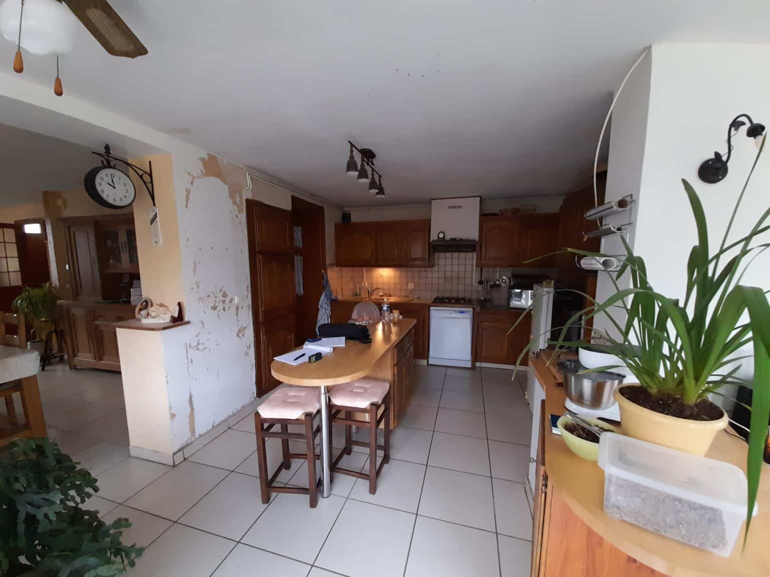 Travaux préparatoires avant rénovation de cuisine à Wattrelos (59)