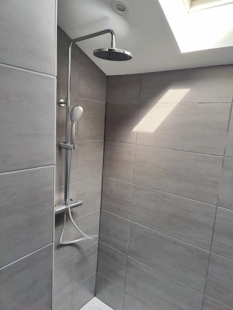 Rénovation d’une salle de bain et WC à La Roche-sur-Yon (85)