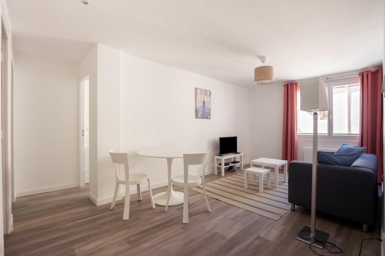 Rénovation d’un appartement à Saint-Étienne (42) - salon et salle à manger