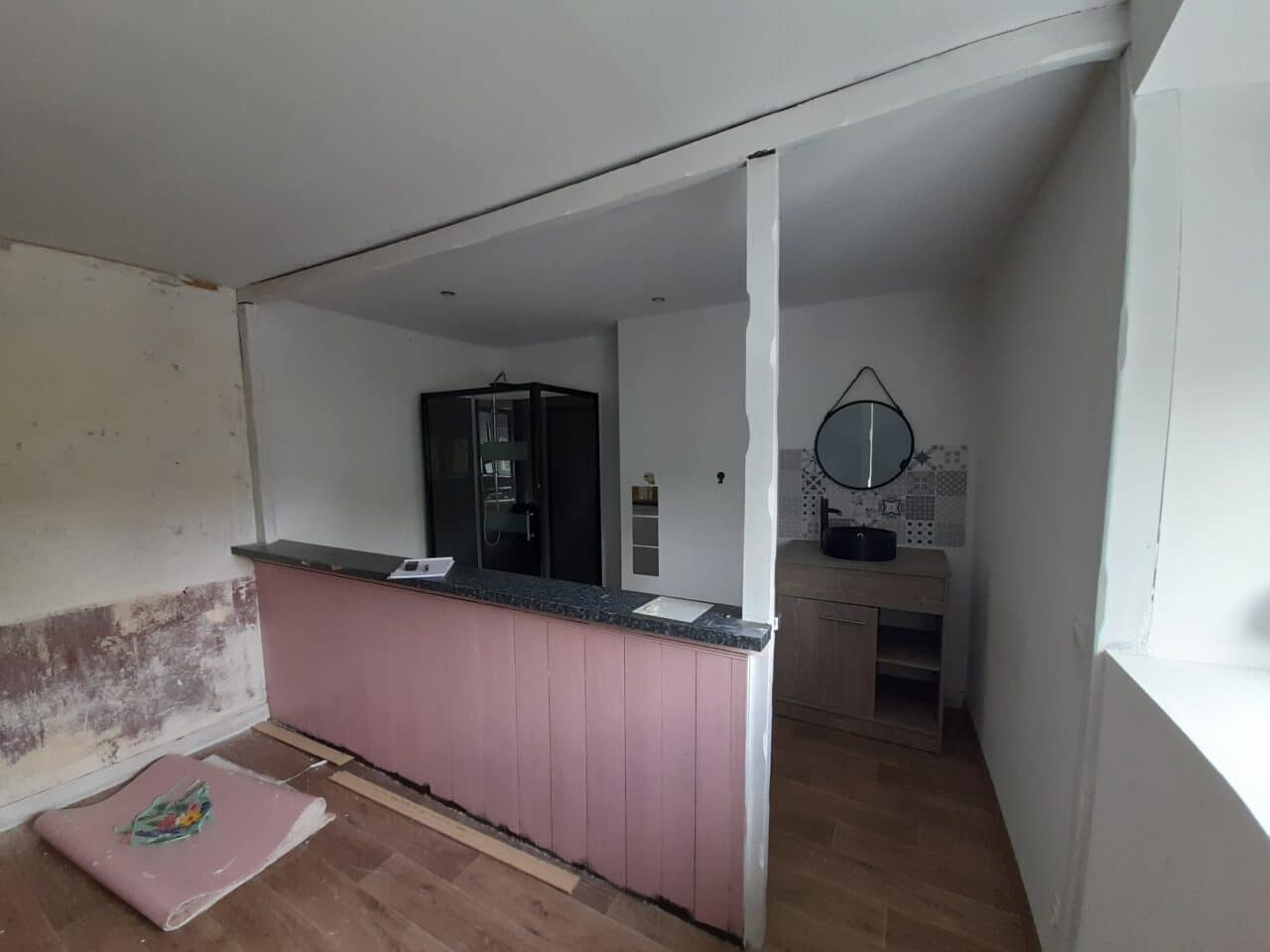 Rénovation d’une chambre parentale La Madeleine - pendant travaux