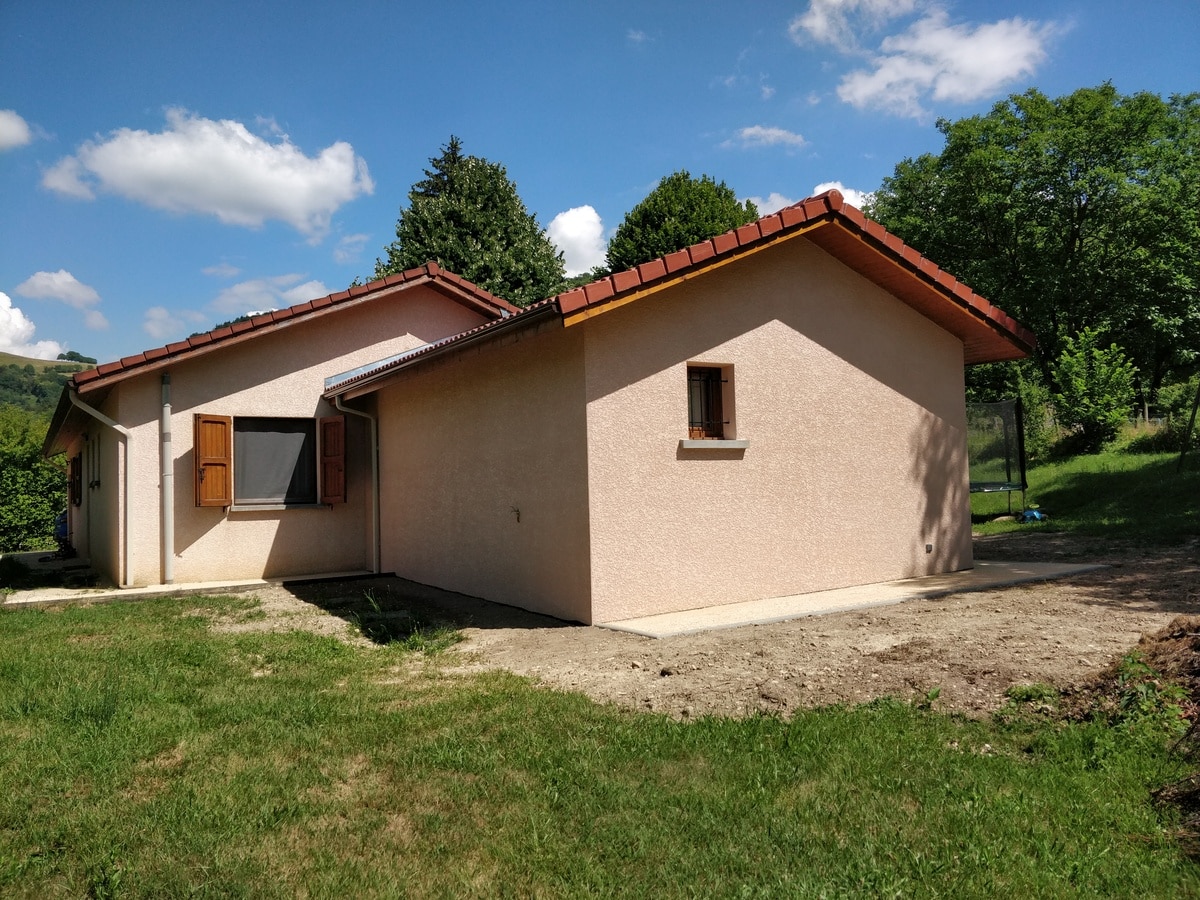 Extension de maison à Massieu en Isère (38)