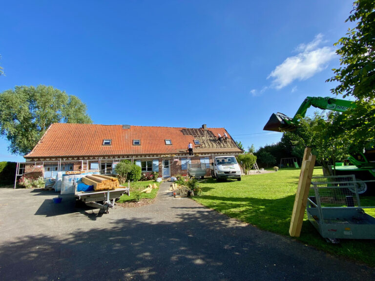 Rénovation extérieure d’une maison à Noordpeene (59)