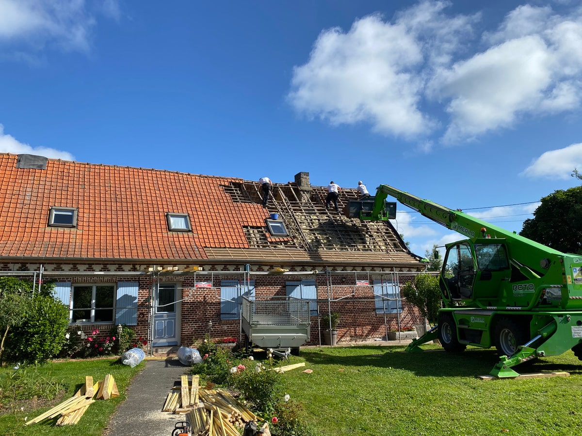 Rénovation extérieure d’une maison à Noordpeene (59)