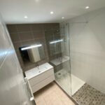 Nouvelle douche à l'italienne - Rénovation d'une salle de bain à Grenoble