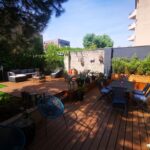 Réalisation de travaux paysagers à Brive (19) - grande terrasse bois