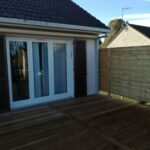 Aménagement d'une terrasse en bois à Hanches - terrasse