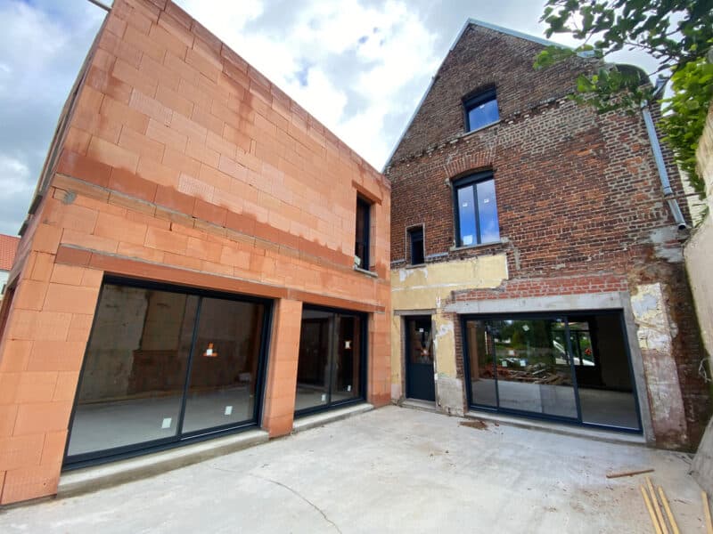 Rénovation complète et extension d’une maison à Aire-sur-La-Lys (62)