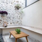 Terrasse aménagée - Rénovation complète d'une maison au Mans dans la Sarthe