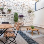 Terrasse aménagée - Rénovation complète d'une maison au Mans dans la Sarthe