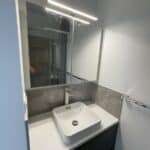Nouvelle vasque - Rénovation d'une salle de bain à Tressin