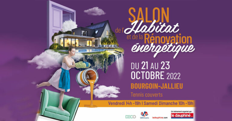 Retrouvez-nous au Salon de l’Habitat et de la Rénovation Énergétique de Bourgoin-Jallieu