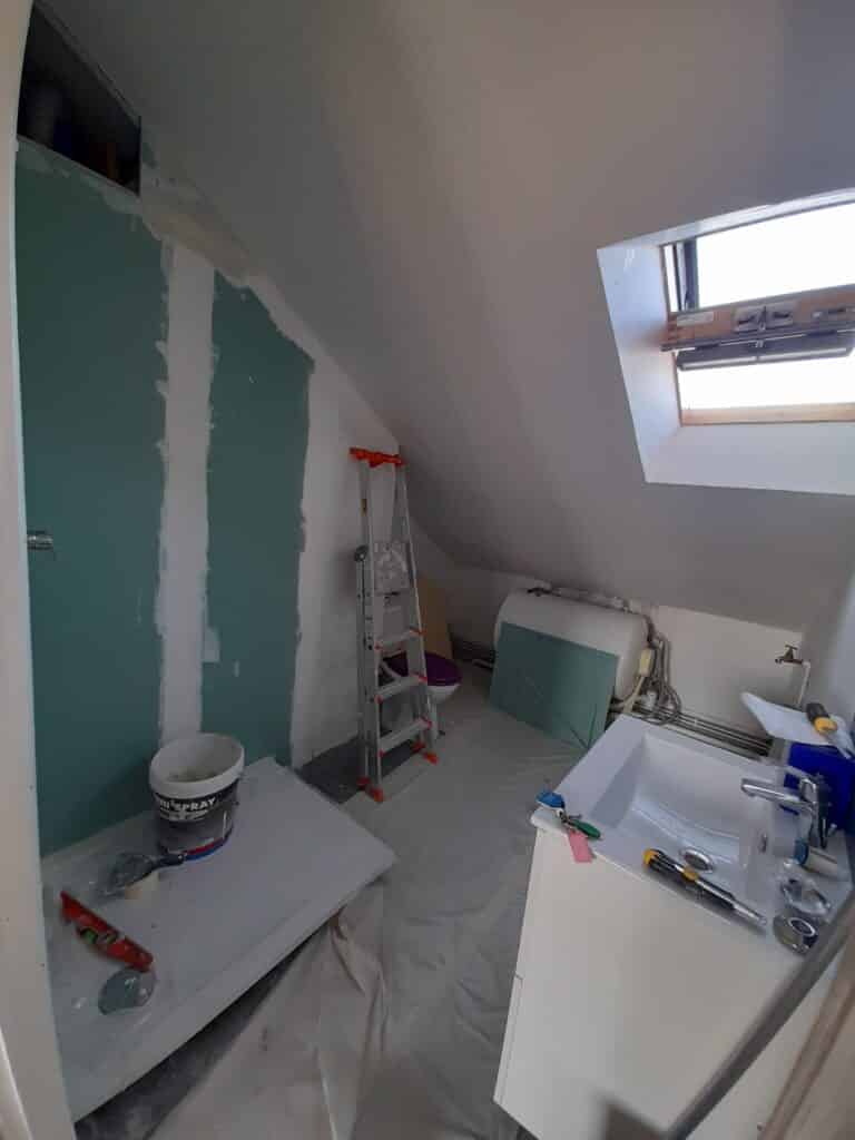 Rénovation de salle de bain à Lille dans un appartement locatif (59)