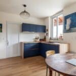 Cuisine aménagée - Rénovation complète d'une maison à Oullins