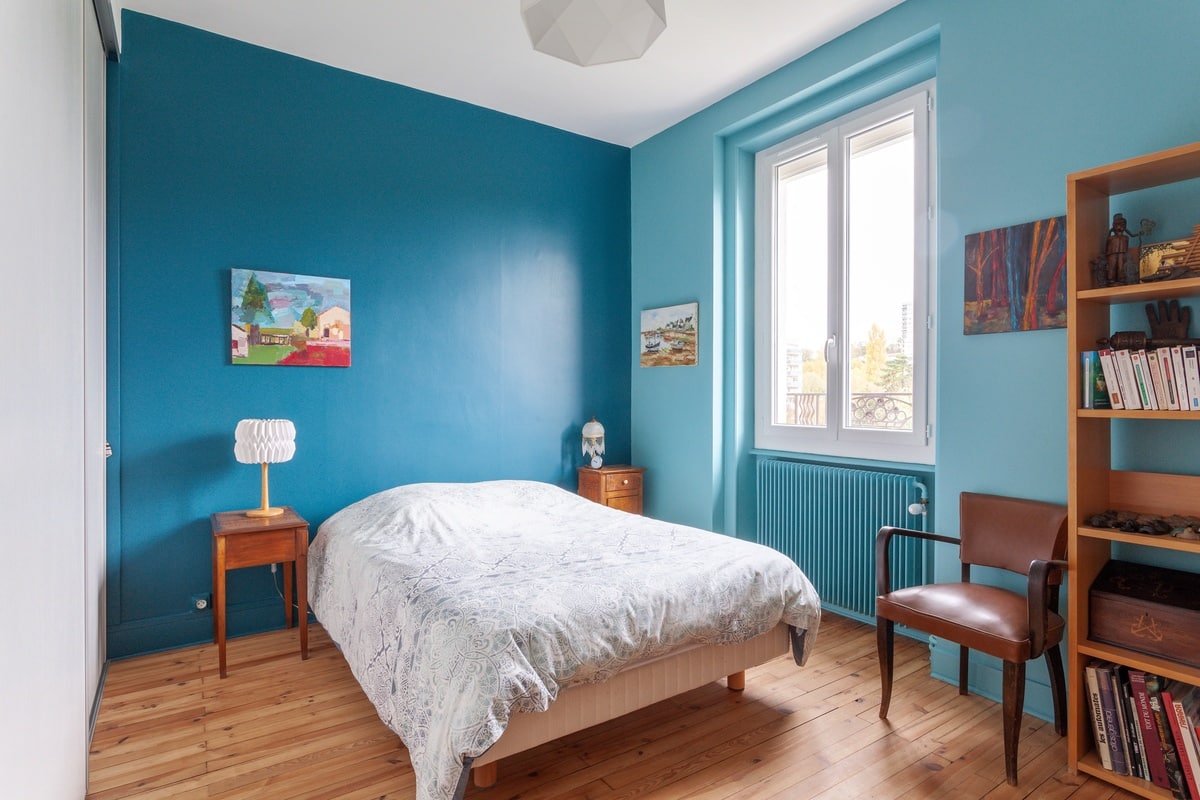 Chambre - Rénovation complète d'une maison à Oullins