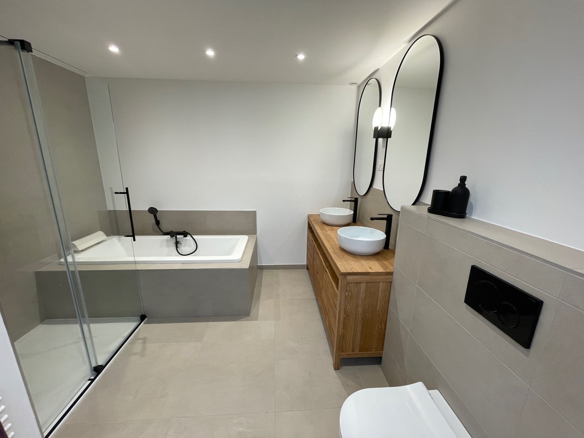 Rénovation d'une salle de bain à Roubaix : nouvel agencement