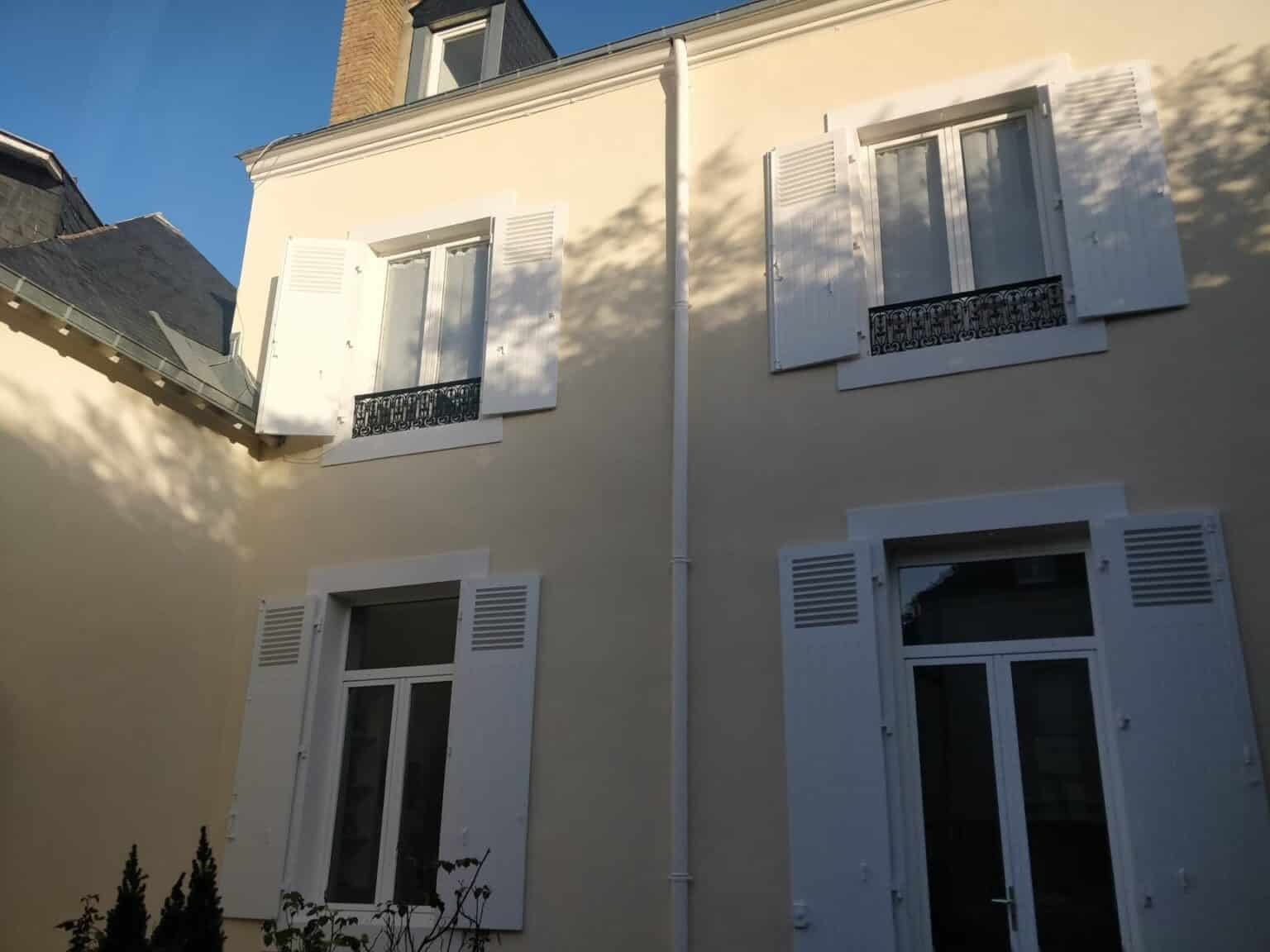 Ravalement de façade d’une maison au Mans (72)