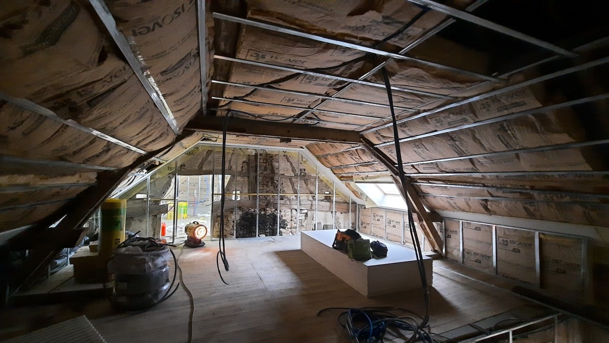Rénovation complète d’une maison à Brienne (71)