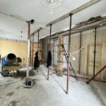 Rénovation partielle d’une maison à Bayonne - pièce en cours de rénovation