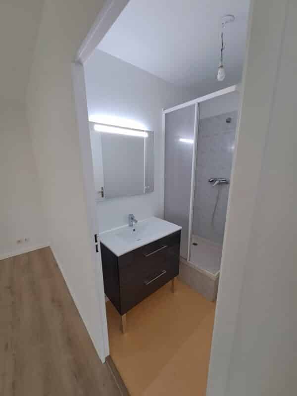 Rénovation d'un appartement à Rennes (35) : salle de bain rénovée