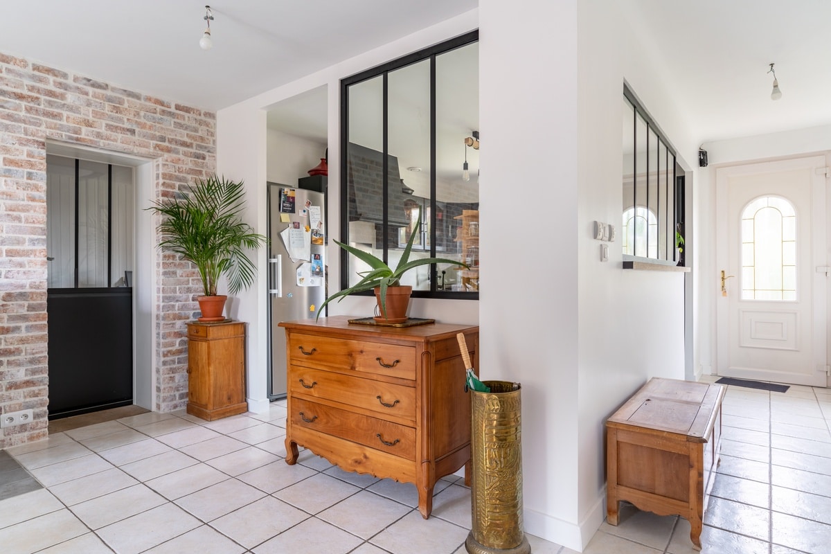 Rénovation d'une maison à Bouguenais près de Nantes (44) : pose de verrières intérieures