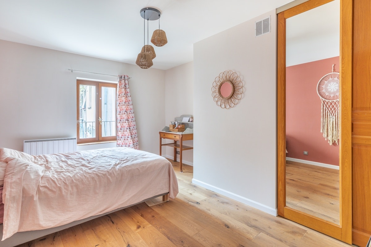 Rénovation d'une maison au Péage-de-Roussillon : chambre