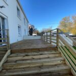 Rénovation partielle de maison à Saint Herblain (44) : accès à la terrasse