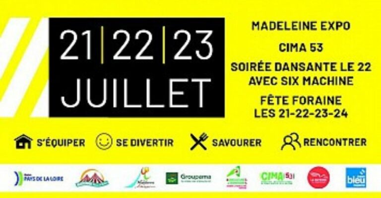 Evénement : Foire de la Madeleine à Mayenne !