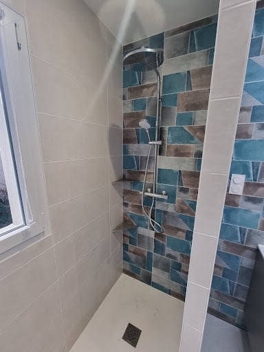 Extension d’une maison Brest - salle de bain douche