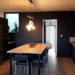 Rénovation de cuisine à Châtellerault - grande cuisine et espace à manger