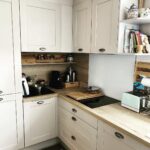 Rénovation partielle d'une maison à Bailleau-l'Évêque : cuisine aménagée