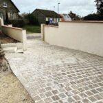 Rénovation partielle d'une maison à Bailleau-l'Évêque : aménagement extérieur