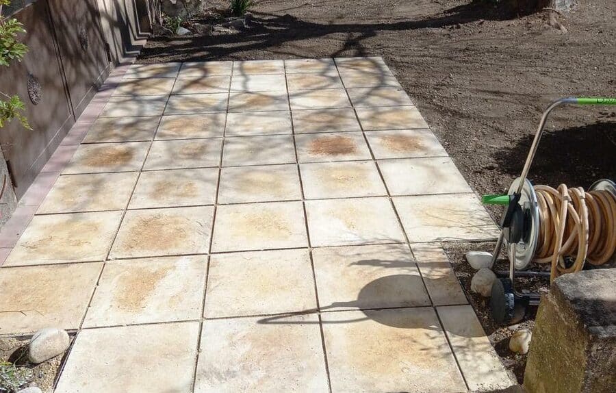 Rénovation à Carpentras : terrasse