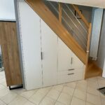 Aménagement de rangements sous l'escalier - Le Mans (72) : meubles sur mesure par un menuisier d'intérieur