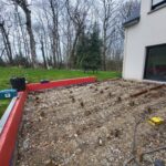 Rénovation d’une terrasse à Montfort-sur-Meu - remise au propre du terrain