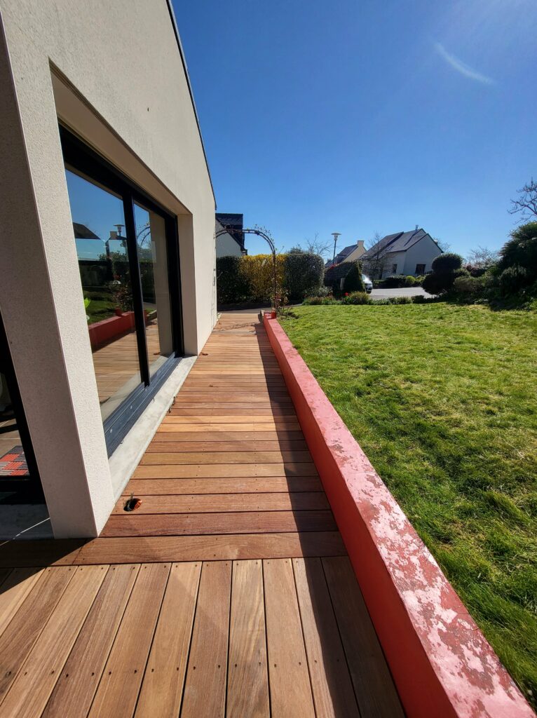 Rénovation d’une terrasse à Montfort-sur-Meu - nouvelle terrasse