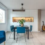 Rénovation partielle d’un appartement à Lyon (69) - salle à manger