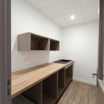 Rénovation de bureau à Fougères - coin cuisine