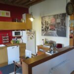 Rénovation complète de cuisine à Lyon - cuisine bois et blanche