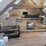 Rénovation complète d'une maison à Merlas par illiCO travaux Voiron : combles aménagés
