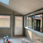 Extension de maison à Gradignan - pose des ouvertures