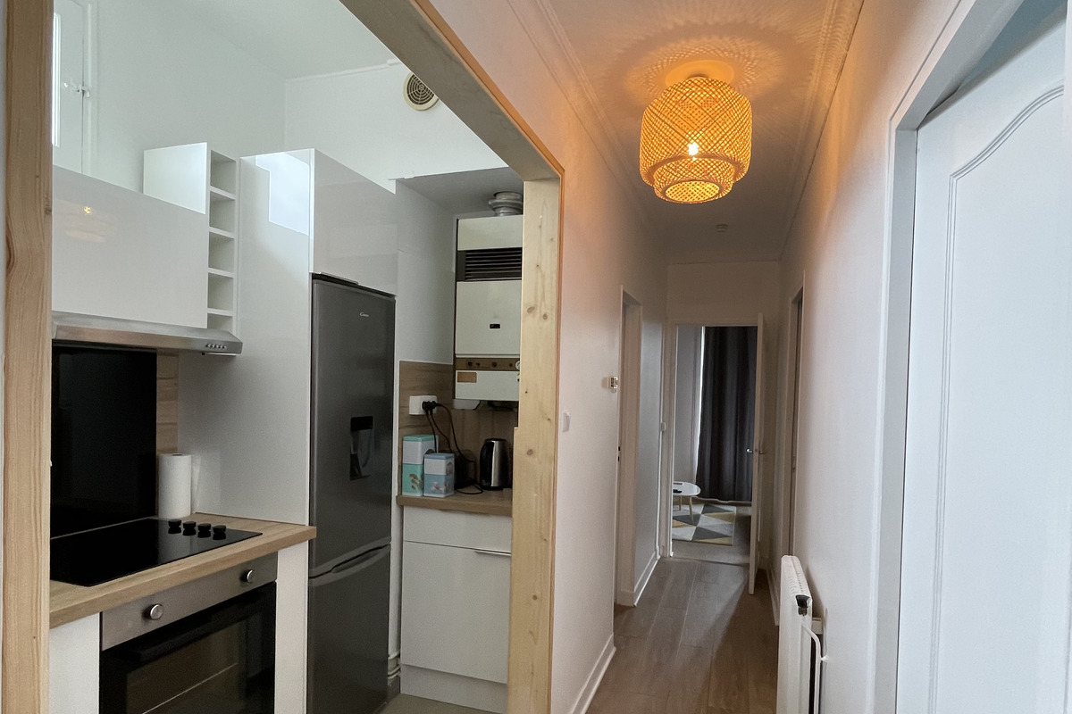 Rénovation d'un appartement à Sens par illiCO travaux Sens Montereau : nouvelle cuisine