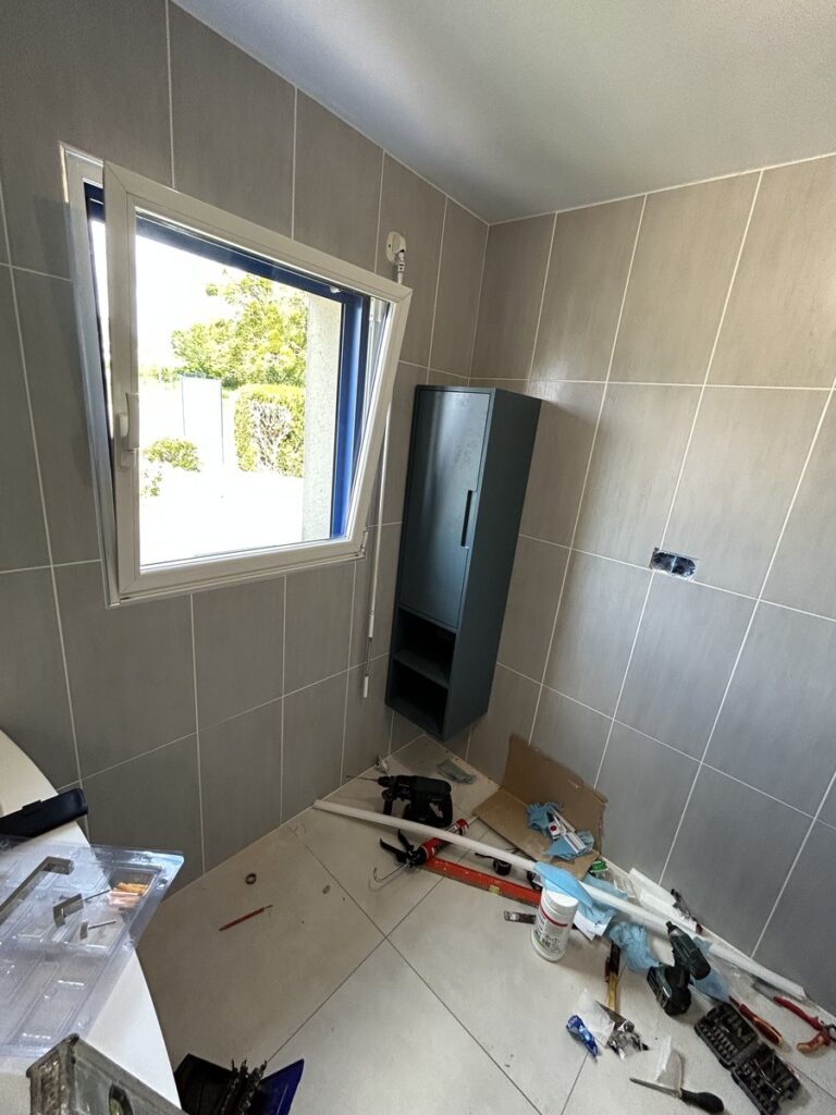 Rénovation d’une salle de bain à Ploërmel (56)